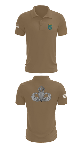Short Sleeve Performance Polo, Charlie “Chaos” Company, , Teamtime, Team time, sublimation, custom sports apparel, team uniforms, spirit wear, spiritwear, sports uniforms, custom shirts, team store, custom team store, fundraiser sports, apparel fundraiser