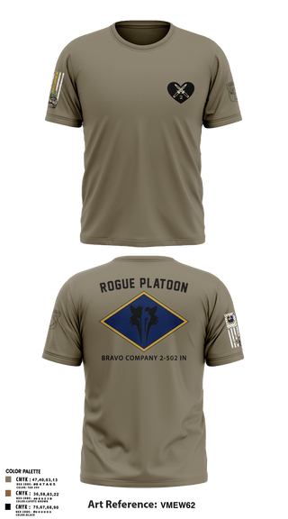 Short Sleeve Performance Shirt, B. CO 2-502, Army, Teamtime, Team time, sublimation, custom sports apparel, team uniforms, spirit wear, spiritwear, sports uniforms, custom shirts, team store, custom team store, fundraiser sports, apparel fundraiser