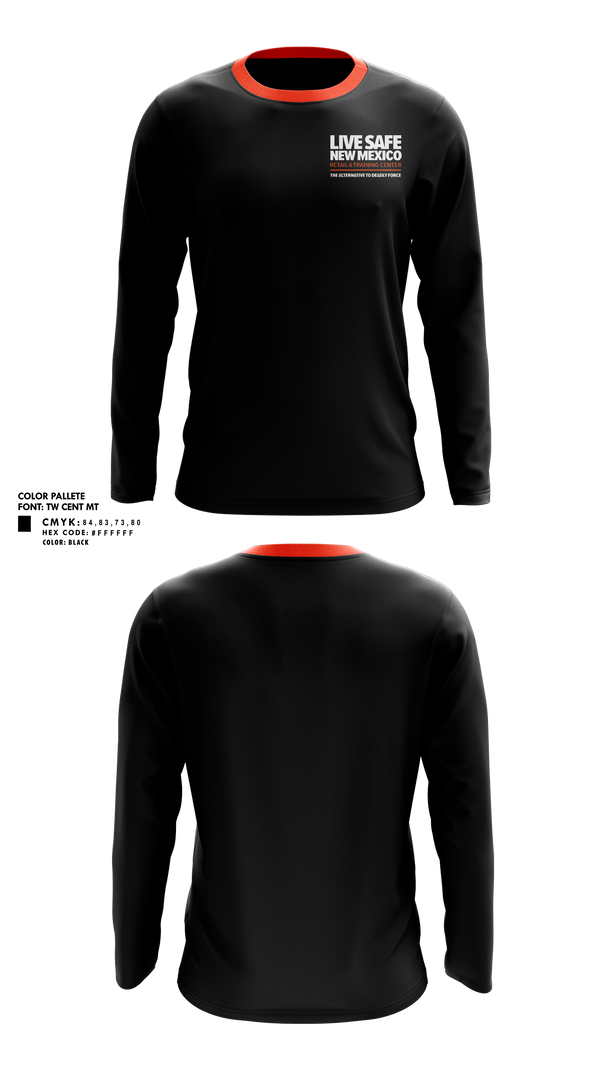 Long Sleeve Performance Shirt, Live Safe New Mexico, , Teamtime, Team time, sublimation, custom sports apparel, team uniforms, spirit wear, spiritwear, sports uniforms, custom shirts, team store, custom team store, fundraiser sports, apparel fundraiser