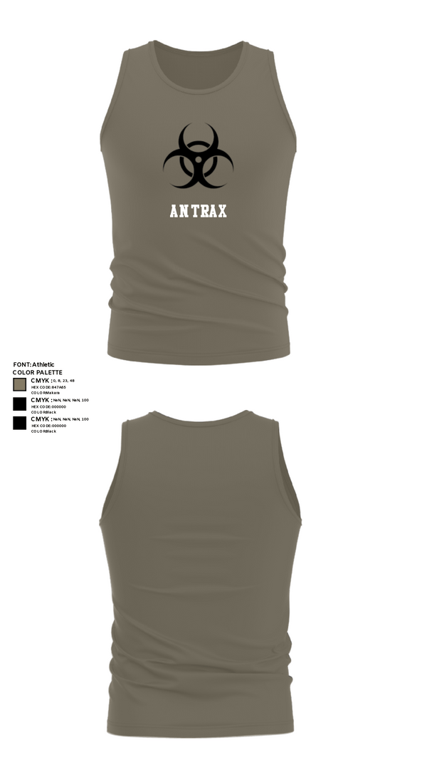 Tank Top, Antrax, Marines, Teamtime, Team time, sublimation, custom sports apparel, team uniforms, spirit wear, spiritwear, sports uniforms, custom shirts, team store, custom team store, fundraiser sports, apparel fundraiser
