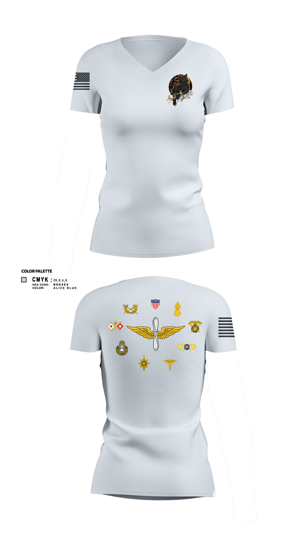 Women's Short Sleeve Vneck Shirt, HHC/1-214 GSAB       Hellhounds, Army, Teamtime, Team time, sublimation, custom sports apparel, team uniforms, spirit wear, spiritwear, sports uniforms, custom shirts, team store, custom team store, fundraiser sports, apparel fundraiser