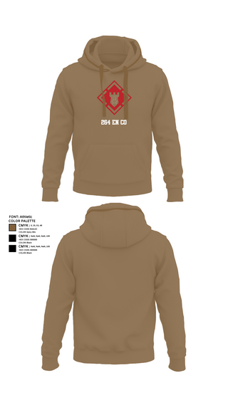 Hoodie, 264 EN CO, Army, Teamtime, Team time, sublimation, custom sports apparel, team uniforms, spirit wear, spiritwear, sports uniforms, custom shirts, team store, custom team store, fundraiser sports, apparel fundraiser