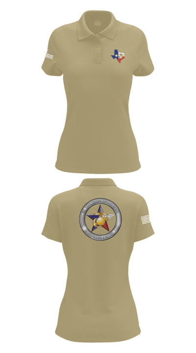 Goodfellow AFB MCD 8795837 Women's Short Sleeve Performance Polo  - 95