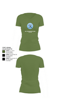 HHD, 415th Military Intelligence Battalion 84302898 Women's Short Sleeve V-neck Shirt - 42