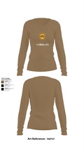 1-1 SFG(A), S-3 84488756 Women's Long Sleeve V-neck Shirt - 2