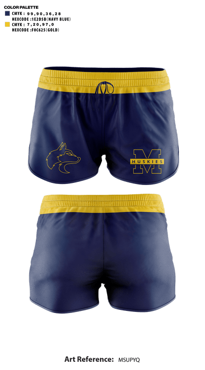 Marsing High School Cheer 8568525 Women's Shorts - 41