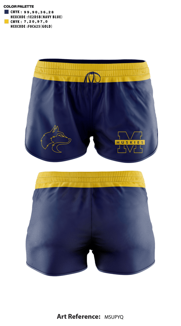 Womens Shorts, Marsing High School Cheer, Cheer, Teamtime, Team time, sublimation, custom sports apparel, team uniforms, spirit wear, spiritwear, sports uniforms, custom shirts, team store, custom team store, fundraiser sports, apparel fundraiser
