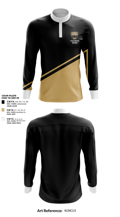 Quarter Zip Jacket, Cullman Middle School Band, Spirit Store, Teamtime, Team time, sublimation, custom sports apparel, team uniforms, spirit wear, spiritwear, sports uniforms, custom shirts, team store, custom team store, fundraiser sports, apparel fundraiser