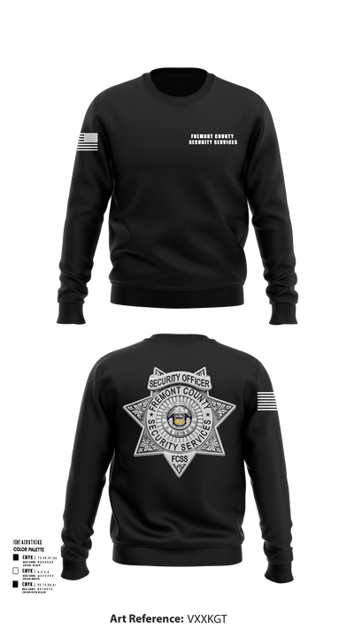 Fremont County Security Services 37987366 Crew Neck Sweatshirt - 122