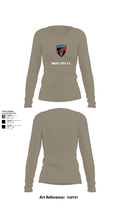 Bravo 1/78th FA 82804749 Women's Long Sleeve V-neck Shirt - 62