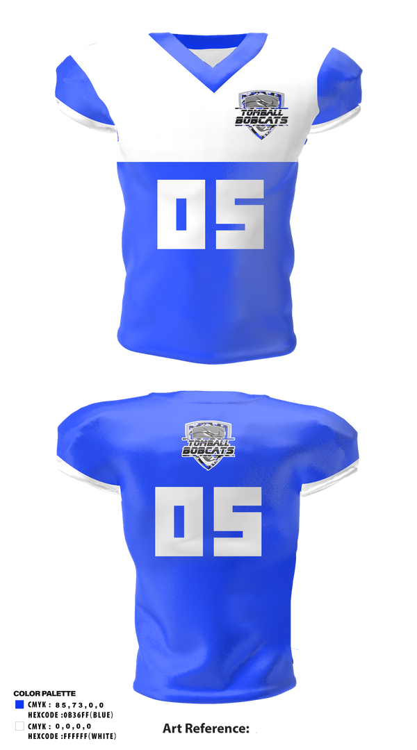 Football Jersey, Tomball Bobcats, , Teamtime, Team time, sublimation, custom sports apparel, team uniforms, spirit wear, spiritwear, sports uniforms, custom shirts, team store, custom team store, fundraiser sports, apparel fundraiser