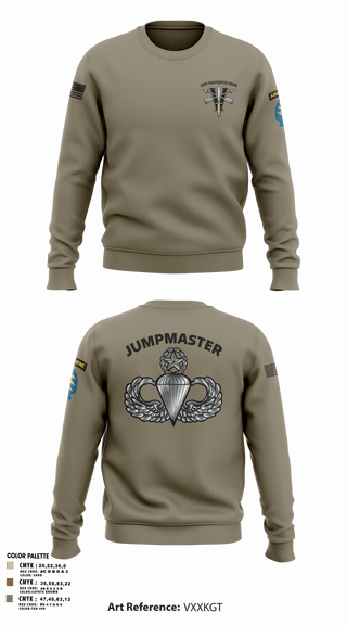 Crew Neck Sweatshirt, Army Paratroopers Brand, , Teamtime, Team time, sublimation, custom sports apparel, team uniforms, spirit wear, spiritwear, sports uniforms, custom shirts, team store, custom team store, fundraiser sports, apparel fundraiser