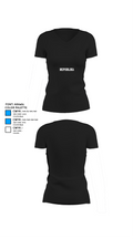 REPUBLIKA 31087336 Women's Short Sleeve V-neck Shirt - 37