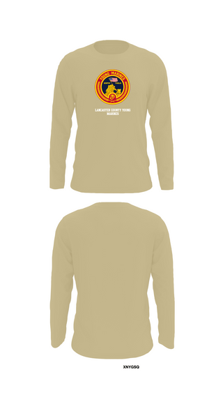 Long Sleeve Performance Shirt, Lancaster County Young Marines, Marines, Teamtime, Team time, sublimation, custom sports apparel, team uniforms, spirit wear, spiritwear, sports uniforms, custom shirts, team store, custom team store, fundraiser sports, apparel fundraiser