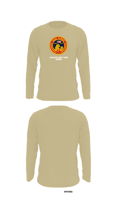Lancaster County Young Marines 89976049 Long Sleeve Performance Shirt - 92