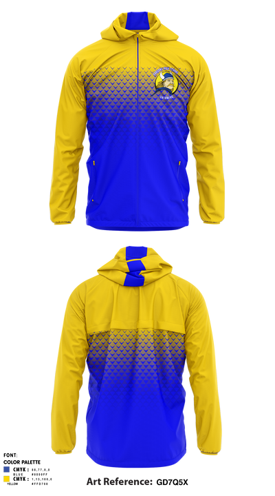 Parsons High School Swimming 23656588 Windbreaker - 1