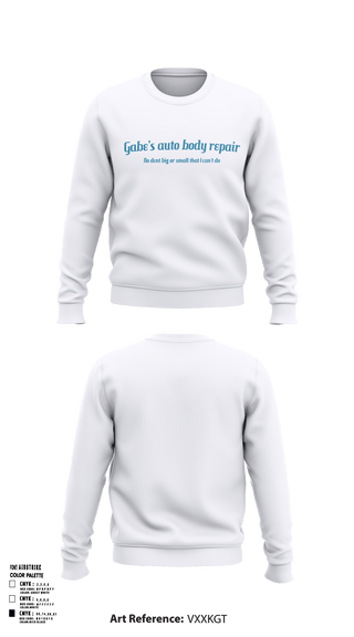 Crew Neck Sweatshirt, Gabe’s autobodyrepairGabe’s autobodyrepair, , Teamtime, Team time, sublimation, custom sports apparel, team uniforms, spirit wear, spiritwear, sports uniforms, custom shirts, team store, custom team store, fundraiser sports, apparel fundraiser