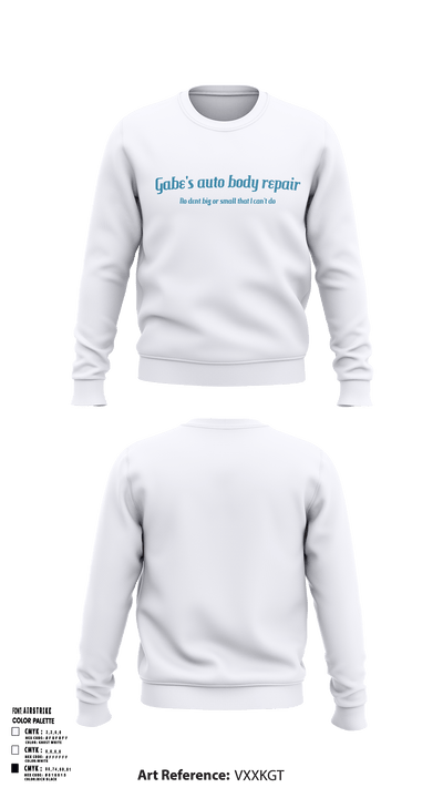 Gabe’s autobodyrepairGabe’s autobodyrepair 9912111 Crew Neck Sweatshirt - 1
