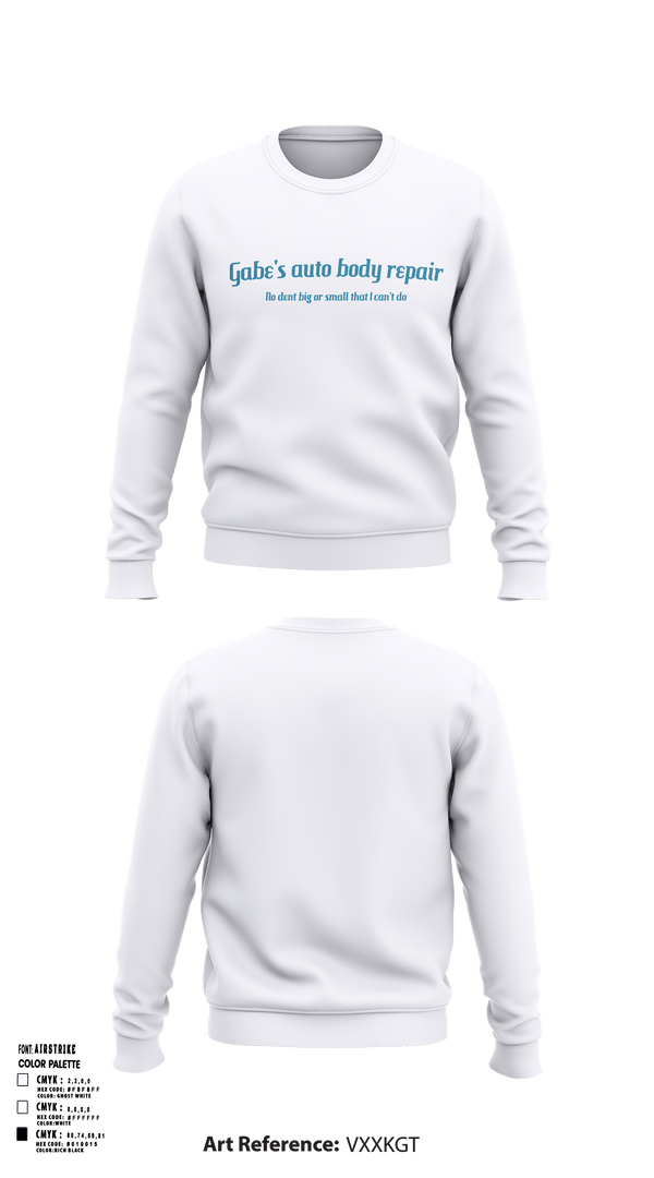 Crew Neck Sweatshirt, Gabe’s autobodyrepairGabe’s autobodyrepair, , Teamtime, Team time, sublimation, custom sports apparel, team uniforms, spirit wear, spiritwear, sports uniforms, custom shirts, team store, custom team store, fundraiser sports, apparel fundraiser