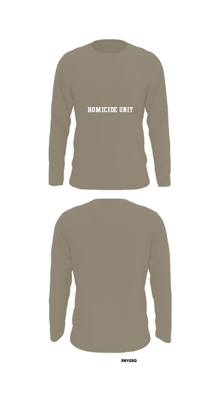 Long Sleeve Performance Shirt, Homicide unit, Police, Teamtime, Team time, sublimation, custom sports apparel, team uniforms, spirit wear, spiritwear, sports uniforms, custom shirts, team store, custom team store, fundraiser sports, apparel fundraiser