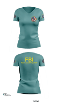 FBI Citizens Academy 38142590 Women's Short Sleeve V-neck Shirt - 102