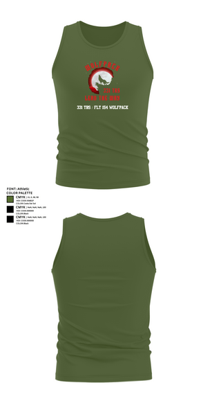 Tank Top, 331 TRS / FLT 154 WOLFPACK, , Teamtime, Team time, sublimation, custom sports apparel, team uniforms, spirit wear, spiritwear, sports uniforms, custom shirts, team store, custom team store, fundraiser sports, apparel fundraiser