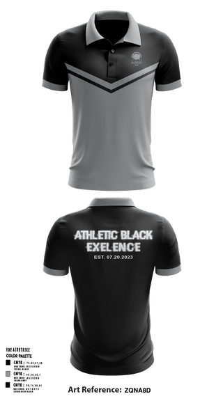 Short Sleeve Performance Polo, Athletic black excellence 2, Spirit Store, Teamtime, Team time, sublimation, custom sports apparel, team uniforms, spirit wear, spiritwear, sports uniforms, custom shirts, team store, custom team store, fundraiser sports, apparel fundraiser