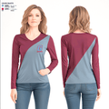 Bonn Gamecocks 42414878 Women's Long Sleeve V-neck Shirt - 2