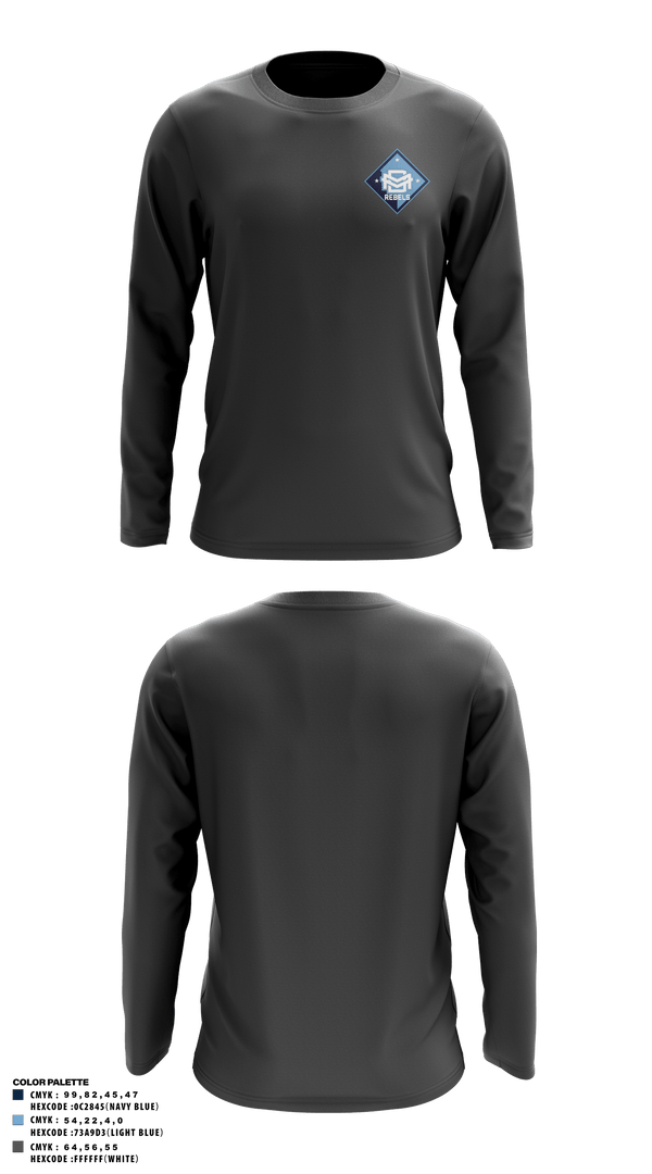 Long Sleeve Performance Shirt, DMV Rebels Basketball Club, Men's Basketball, Teamtime, Team time, sublimation, custom sports apparel, team uniforms, spirit wear, spiritwear, sports uniforms, custom shirts, team store, custom team store, fundraiser sports, apparel fundraiser