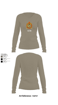 411TH 46316966 Women's Long Sleeve V-neck Shirt - 62