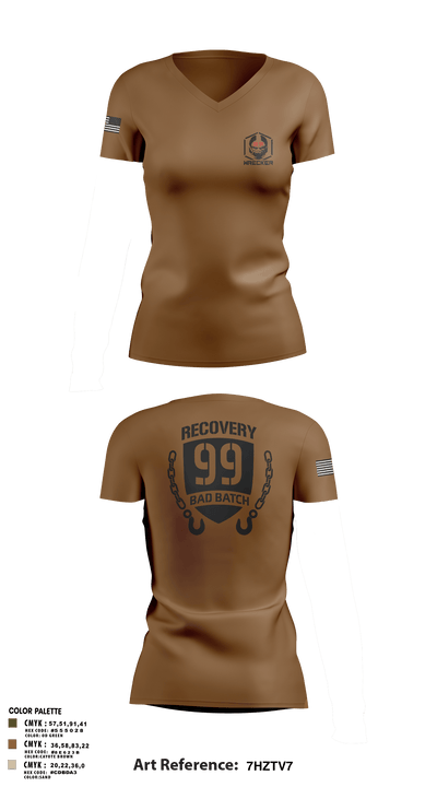 undefined Women's Short Sleeve V-neck Shirt - 6