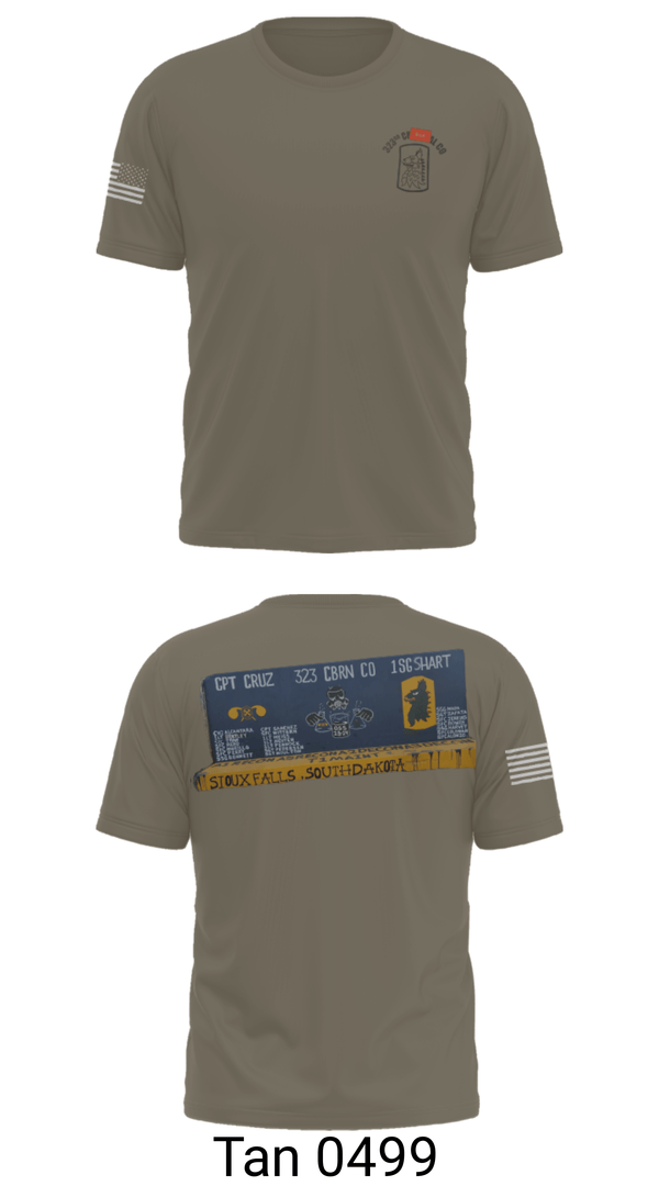Old School Cotton Feel Shirt, 323 chem maint, Army, Teamtime, Team time, sublimation, custom sports apparel, team uniforms, spirit wear, spiritwear, sports uniforms, custom shirts, team store, custom team store, fundraiser sports, apparel fundraiser