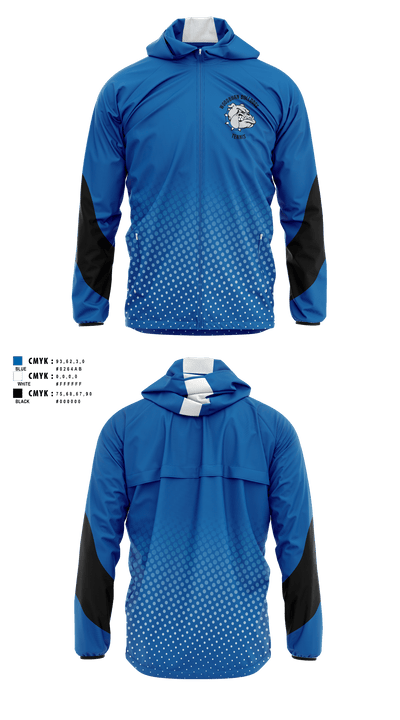 Woodburn Bulldogs 46725617 Windbreaker - 1
