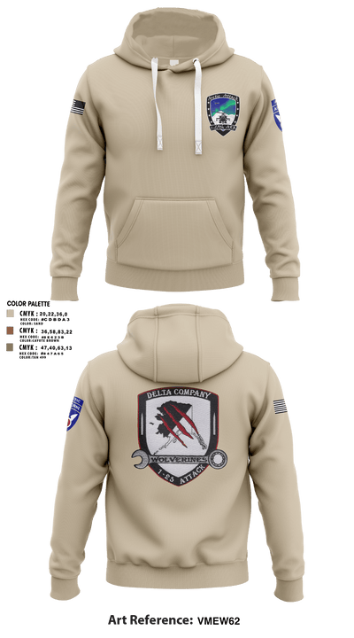 A Co. 1-25 AB 61275281 Hoodie - 1