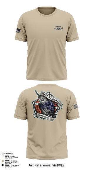 Short Sleeve Performance Shirt, CHC NARWHAL, Coast Guard, Teamtime, Team time, sublimation, custom sports apparel, team uniforms, spirit wear, spiritwear, sports uniforms, custom shirts, team store, custom team store, fundraiser sports, apparel fundraiser