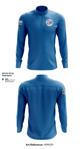 Quarter Zip Jacket, POLARS, Air Force, Teamtime, Team time, sublimation, custom sports apparel, team uniforms, spirit wear, spiritwear, sports uniforms, custom shirts, team store, custom team store, fundraiser sports, apparel fundraiser