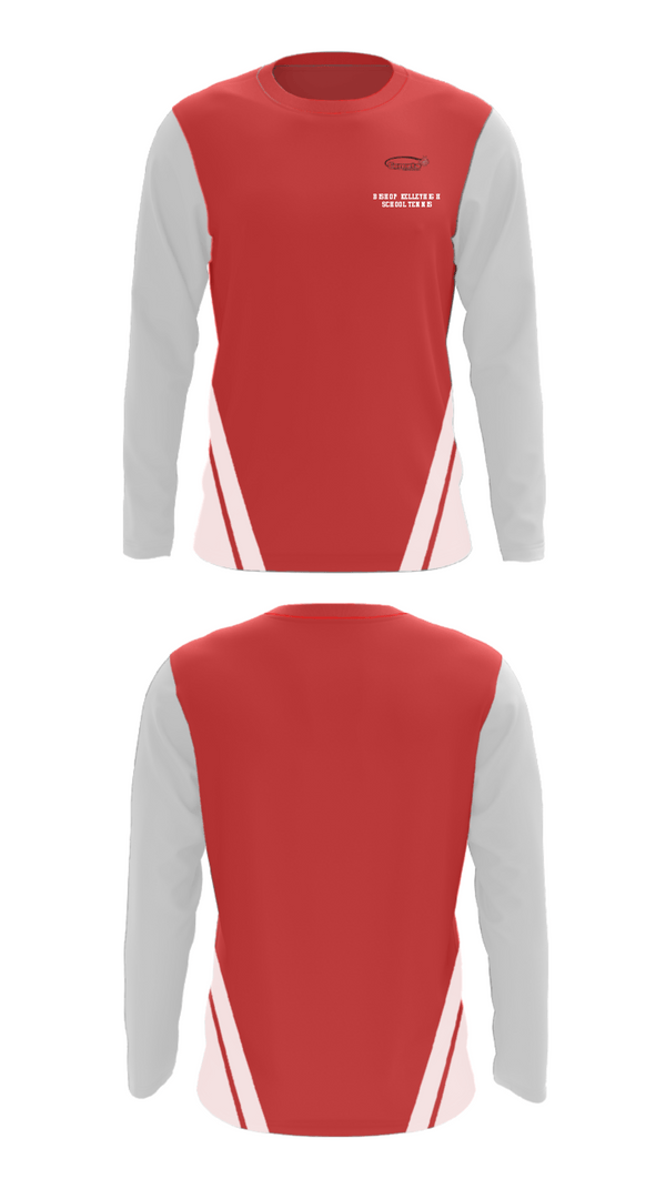 Long Sleeve Performance Shirt, Bishop Kelley High School Tennis, Tennis, Teamtime, Team time, sublimation, custom sports apparel, team uniforms, spirit wear, spiritwear, sports uniforms, custom shirts, team store, custom team store, fundraiser sports, apparel fundraiser