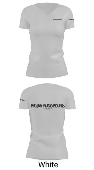 Womens Short Sleeve Vneck Shirt, Rider Music Sound SoundKillers, , Teamtime, Team time, sublimation, custom sports apparel, team uniforms, spirit wear, spiritwear, sports uniforms, custom shirts, team store, custom team store, fundraiser sports, apparel fundraiser