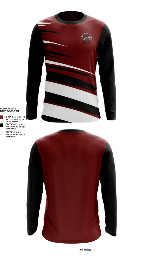 Long Sleeve Performance Shirt, Forest Hills Eastern High School Bowling, Bowling, Teamtime, Team time, sublimation, custom sports apparel, team uniforms, spirit wear, spiritwear, sports uniforms, custom shirts, team store, custom team store, fundraiser sports, apparel fundraiser