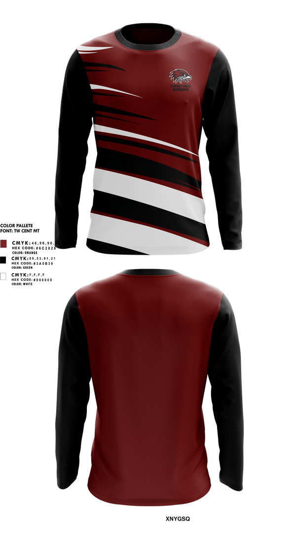 Long Sleeve Performance Shirt, Forest Hills Eastern High School Bowling, Bowling, Teamtime, Team time, sublimation, custom sports apparel, team uniforms, spirit wear, spiritwear, sports uniforms, custom shirts, team store, custom team store, fundraiser sports, apparel fundraiser