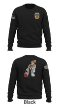 U.S. Marine Corps Criminal Investigations Division Child Abuse UnitMARDET Fort Leonard Wood (FLW) DoD Interservice Non-Lethal Individual Weapons Instructor's Course Fort Leonard Wood Basic Military Police School House 25235298 Crew Neck Sweatshirt - 24