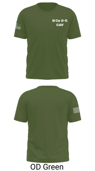 Short Sleeve Performance Shirt, B Co 2-5 CAV, , Teamtime, Team time, sublimation, custom sports apparel, team uniforms, spirit wear, spiritwear, sports uniforms, custom shirts, team store, custom team store, fundraiser sports, apparel fundraiser
