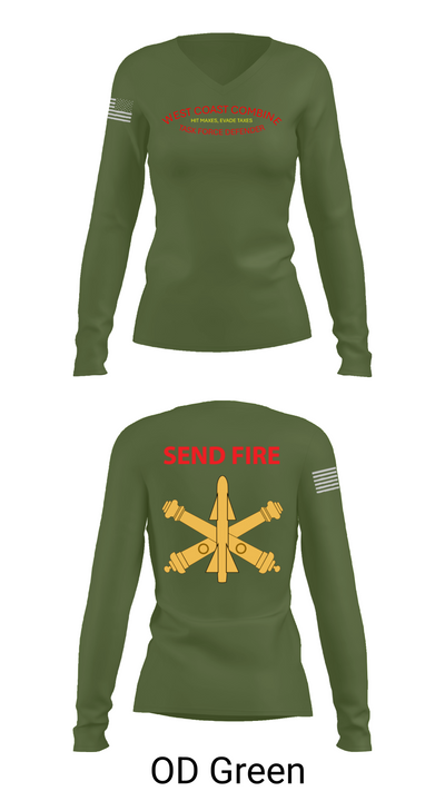 Task Force Defender 2317452 Women's Long Sleeve V-neck Shirt - 57
