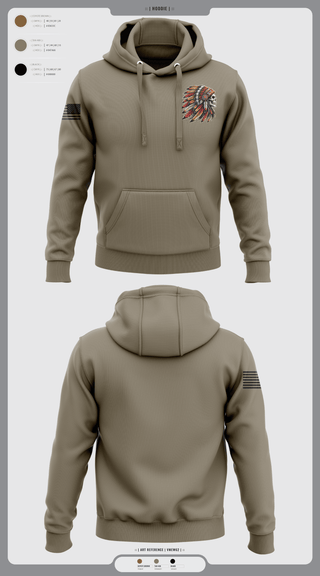 Hoodie, Comanche Squad, Army, Teamtime, Team time, sublimation, custom sports apparel, team uniforms, spirit wear, spiritwear, sports uniforms, custom shirts, team store, custom team store, fundraiser sports, apparel fundraiser