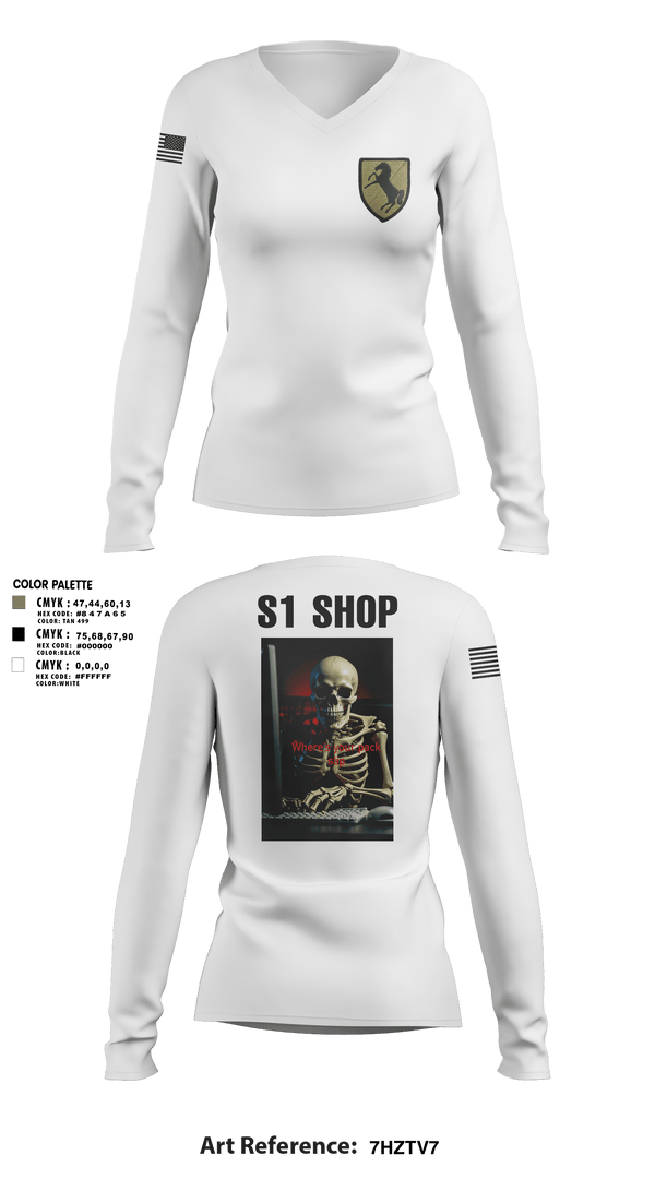 Womens Long Sleeve Vneck Shirt, 1/11 acr, Army, Teamtime, Team time, sublimation, custom sports apparel, team uniforms, spirit wear, spiritwear, sports uniforms, custom shirts, team store, custom team store, fundraiser sports, apparel fundraiser