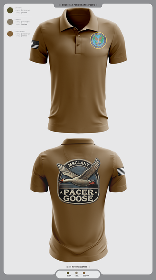 Short Sleeve Performance Polo, MILITARY SEALIFT COMMAND ATLANTIC, , Teamtime, Team time, sublimation, custom sports apparel, team uniforms, spirit wear, spiritwear, sports uniforms, custom shirts, team store, custom team store, fundraiser sports, apparel fundraiser