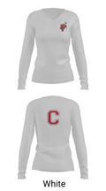 Coquille Senior High School Track 60550768 Women's Long Sleeve V-neck Shirt - 6
