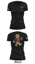 Lowpoint-Washburn Junior High School Softball 9151632 Women's Short Sleeve V-neck Shirt - 14