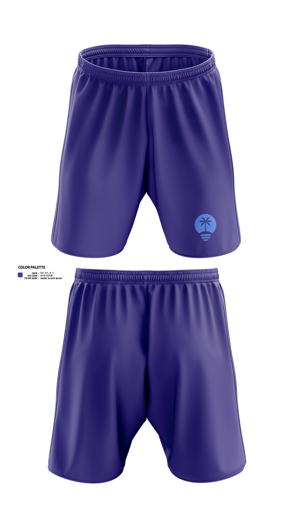 Athletic Shorts With Pockets, Lucky Palm Lighting, , Teamtime, Team time, sublimation, custom sports apparel, team uniforms, spirit wear, spiritwear, sports uniforms, custom shirts, team store, custom team store, fundraiser sports, apparel fundraiser