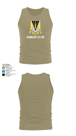 Tank Top, USMAPS AY 25, Army, Teamtime, Team time, sublimation, custom sports apparel, team uniforms, spirit wear, spiritwear, sports uniforms, custom shirts, team store, custom team store, fundraiser sports, apparel fundraiser